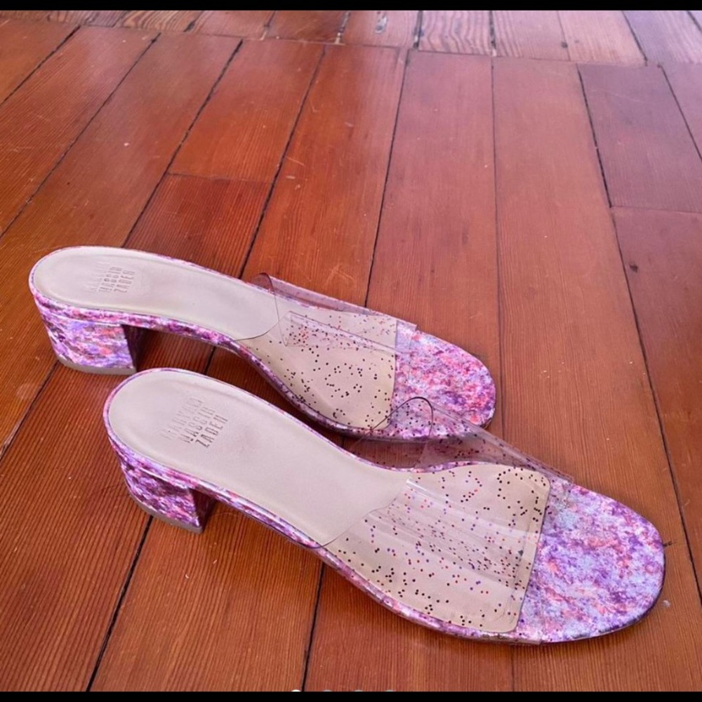 maryam nassir zadeh sophie slide, purple/pink